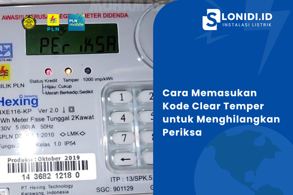 Cara Memasukan Kode Clear Temper untuk Menghilangkan Periksa